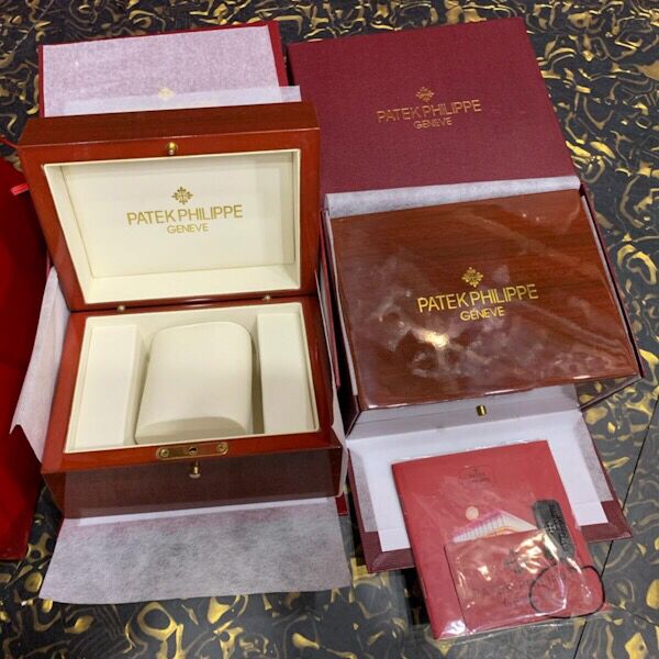 Replica AAA Patek Philippe Red Wooden Watch Box Online